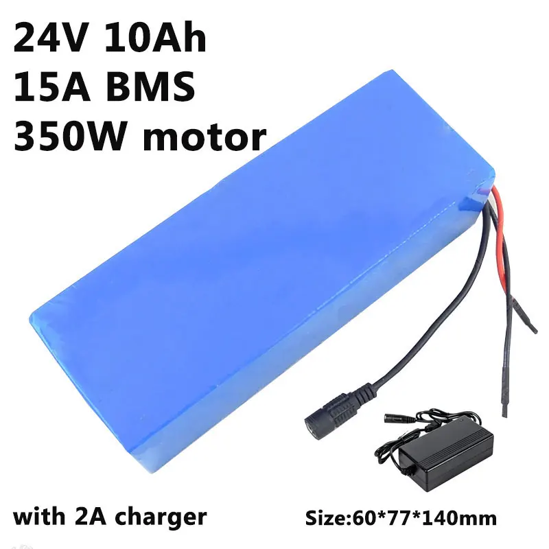 24v 10ah lithium electric bike battery 