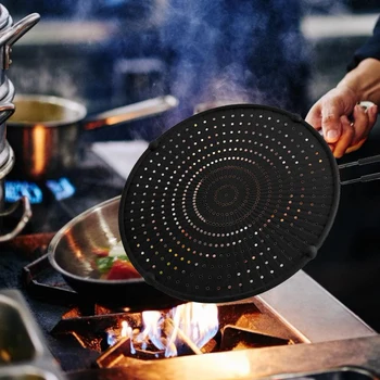

32cm Silicone Splatter Sn Guard Nonstick Oil Grease Pan Lid for Frying Pan Skillet Cooking Silicone