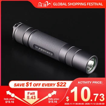  Convoy S2+ серый XML2 1067lm 2 группа, 3/5 режимов, 18650 EDC флэш-светильник, Самозащита, мини тактический фонарь, фонарь, фонарь для велосипеда