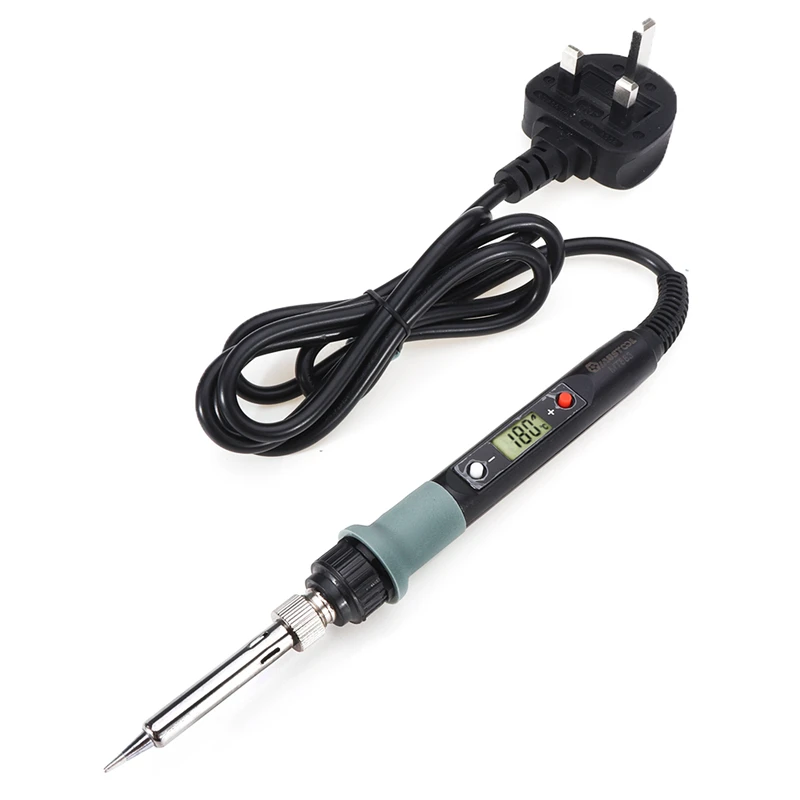 Baratos MUSTOOL MT883 80W soldadura eléctrica Estación de hierro temperatura ajustable 180 480 392 896 Auto dormir 110 V 220 V UE EE. UU. Reino Unido enchufe