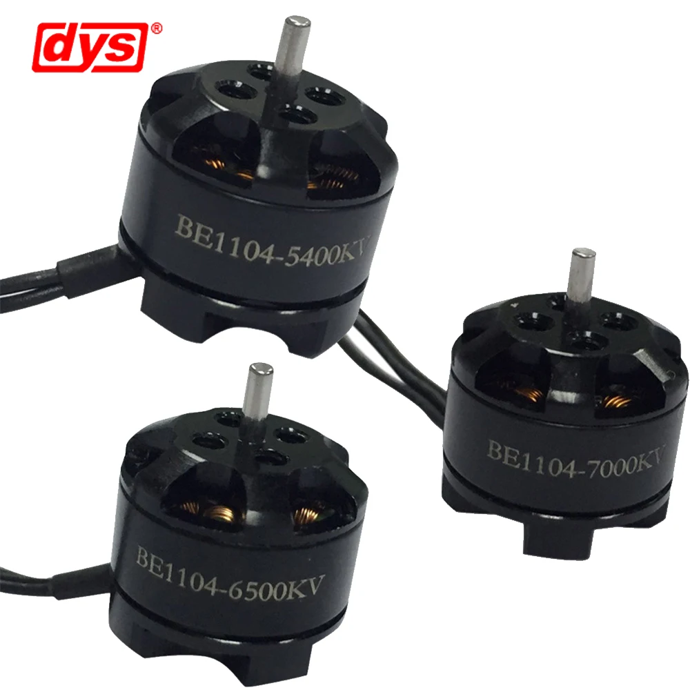 

4pcs/lot DYS BE1104 4000KV/7500KV 2-3S Brushless Motor For 100 120 150 Mini Multirotors RC Helicopter Quadcopter