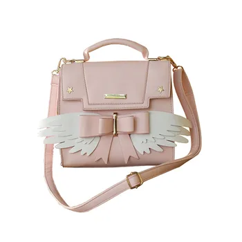 

Fashion Angel Wings Small Square Bags For Women 2020 Shopping Wallet And Chain Shoulder Bags