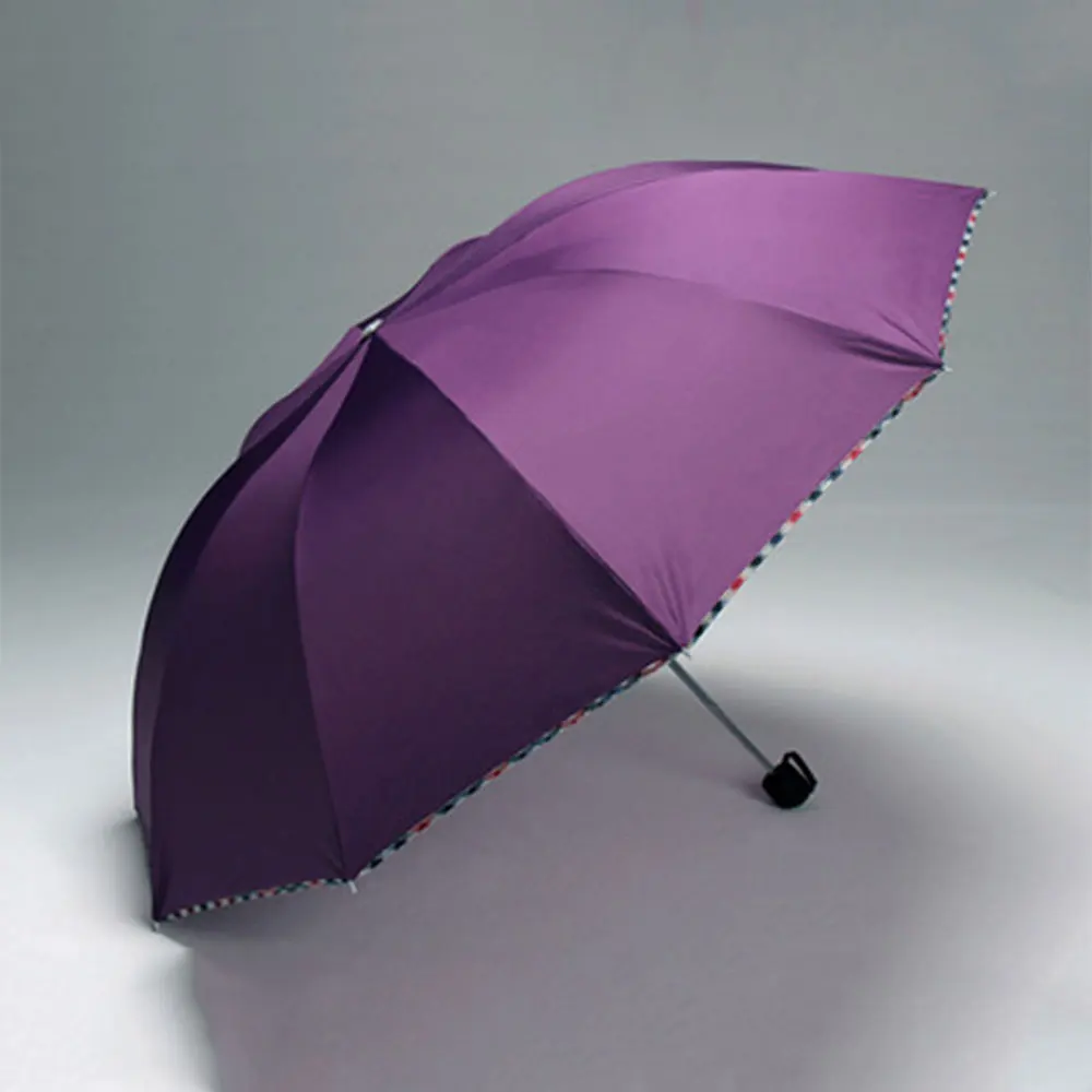 Purple Подарки для дома, для отдыха, для девочек, зонт от солнца, портативный зонт, ручной, негабаритный, складной, для улицы, для путешествий, модный - Цвет: Purple