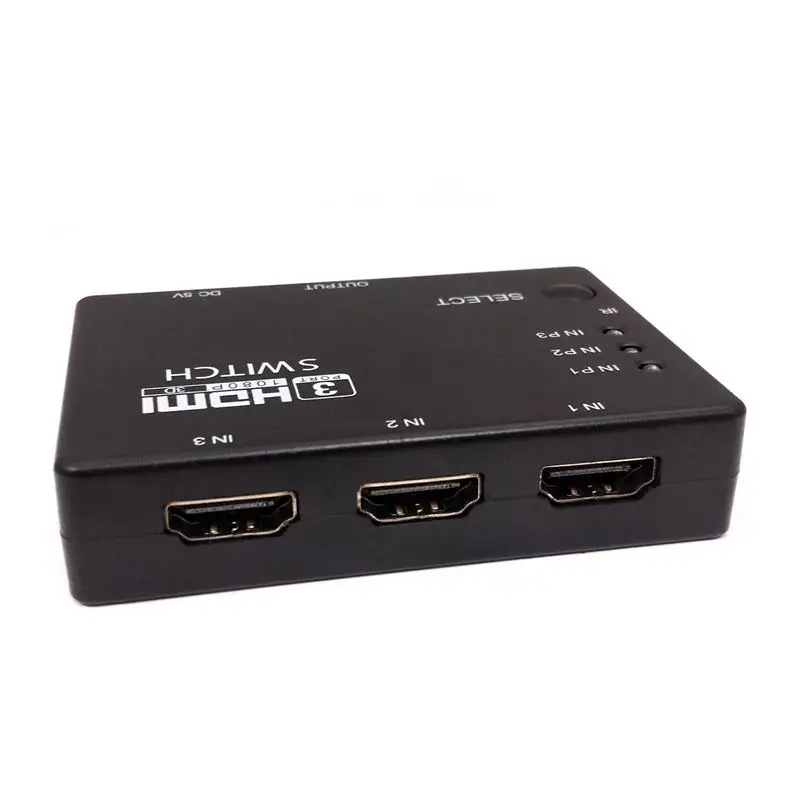 AABB-HDMI 3 порта переключатель разветвитель концентратор с дистанционным 1080p для PS3 PS4 Xbox One HDTV