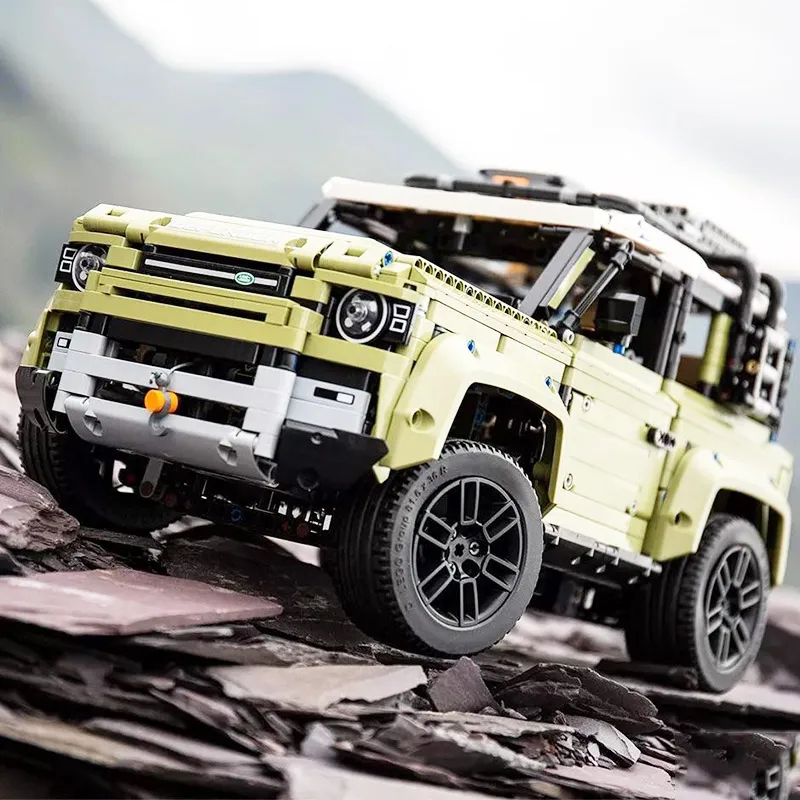 93018 Creator Ideas Technic Внедорожный Автомобиль SUV Defender, строительные блоки, кирпичи, игрушки, совместимые с Technic 42110