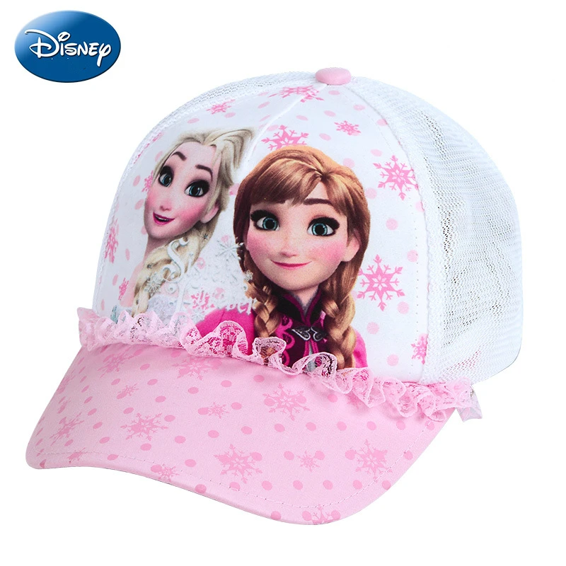 Disney Frozen 2 шляпа Принцесса Анна шапка Эльзы для маленьких детей шапки уличная одежда хлопок Регулируемая дышащая шапочка для маленьких девочек