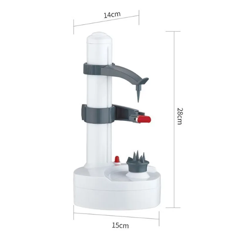 Многофункциональная электрическая Овощечистка для фруктов и овощей, автоматическая Овощечистка для яблок, кухонный инструмент, картофелечистка, пилинг машина с лезвием