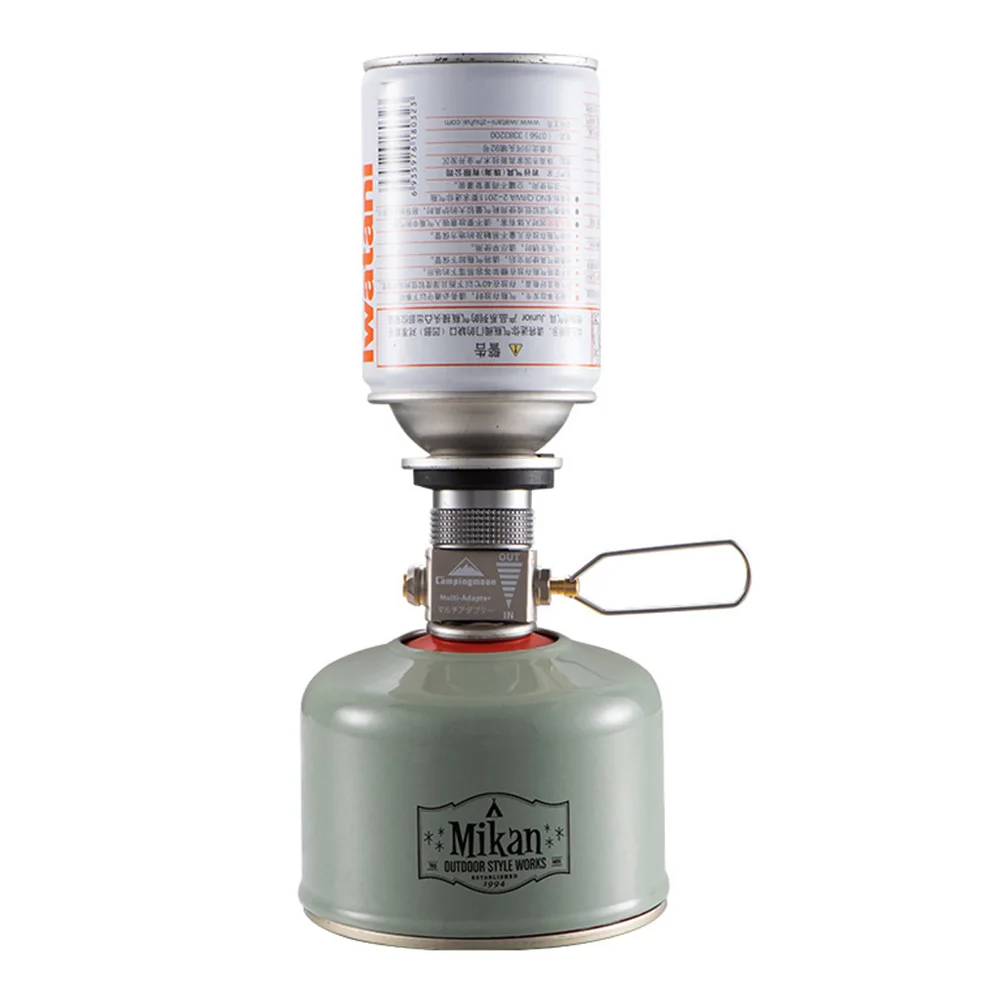 

Portable Metal Camping Stove Gas Refill Adapter Flat Burners Converter Tool Outdoors Cylinder Accessories Canister Shifter Tank