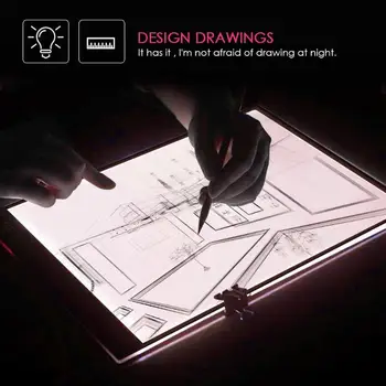 

Digital A4 LED Copy Board Graphic Tablet for Drawing Sign Display Panel Luminous Stencil Graphic Artist Thin Art Drawing Board