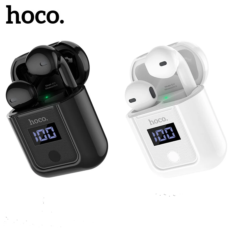 

HOCO S11 Headphones Wireless Bluetooth 5.0 Mini Earphones High Quality with Microphone Sports Headphones For Smart Phone