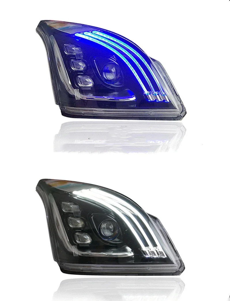 

Osmrk LED headlight assembly daytime running light with turn signal for Toyota Land Cruiser Prado 2003-2009