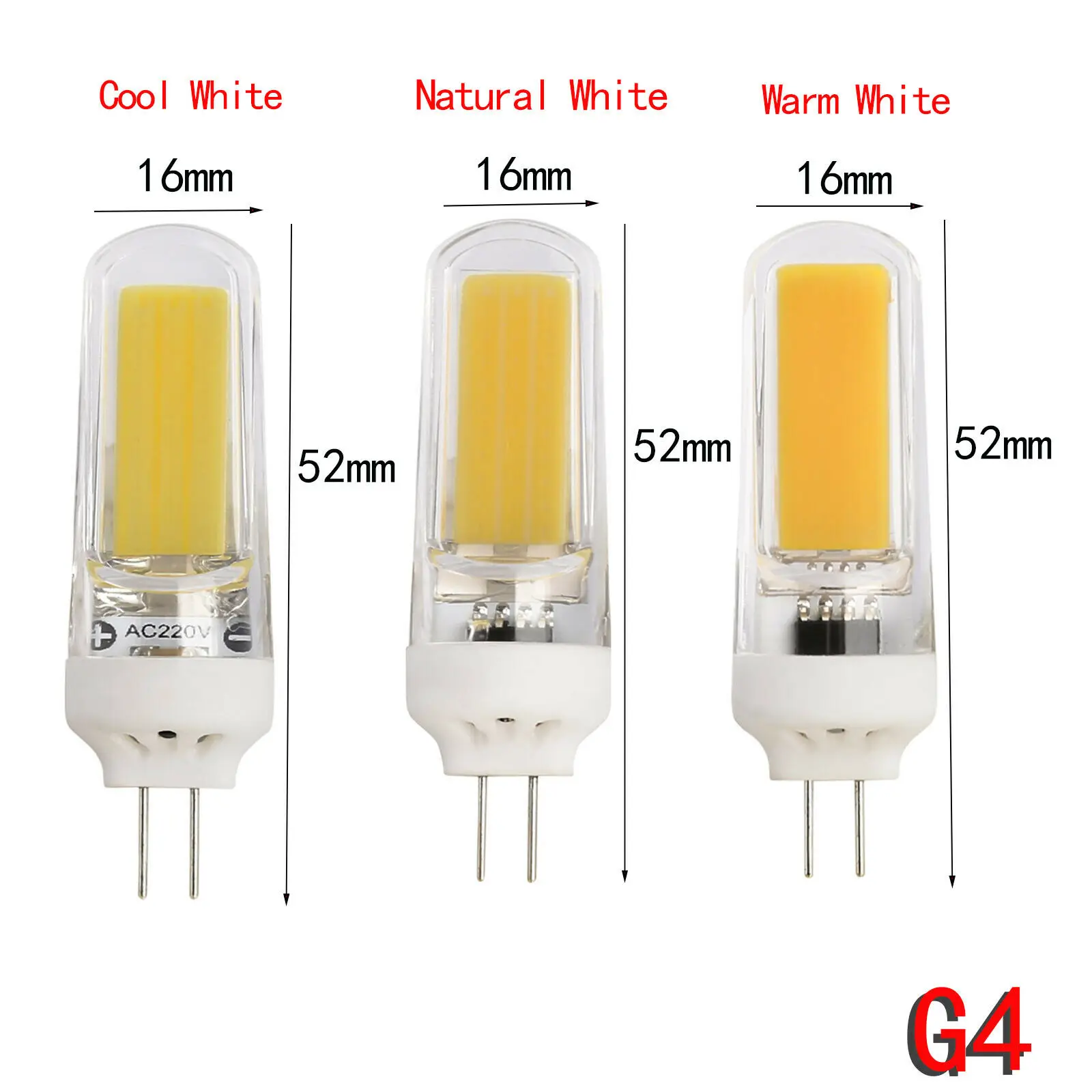 Рисунок 3 - Мини G4 G9 E12 E14 4 Вт 8 Вт 9