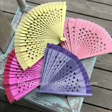 Анита Испания болельщики деревянный стиль пользовательские танцевальные болельщики ручная роспись болельщики сценические шоу подарок