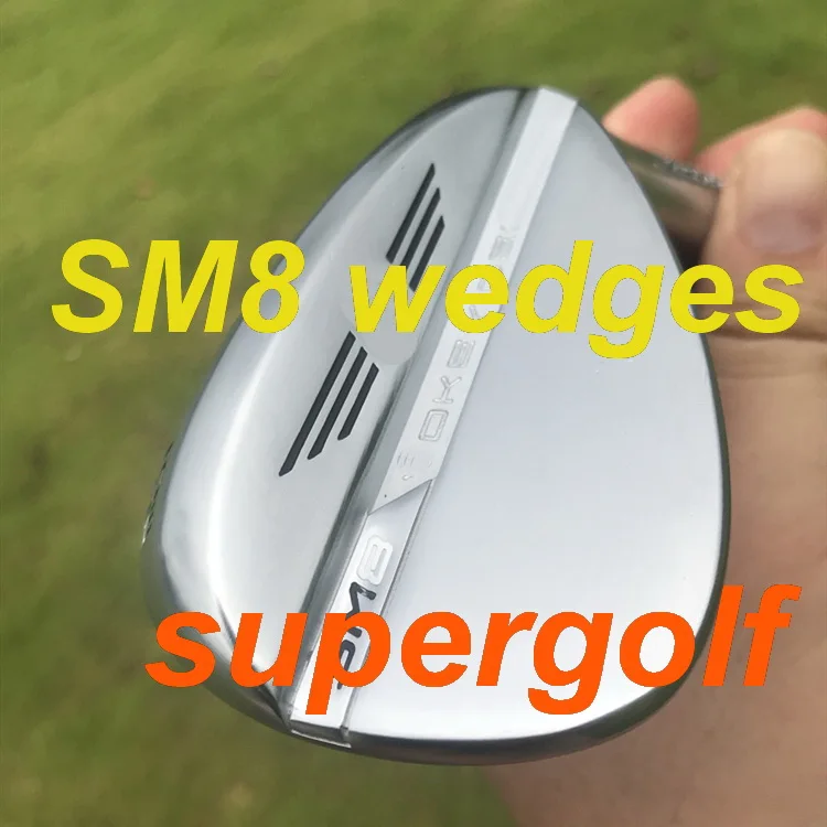 OEM quality golf wedges best SM8 wedges silver colors 50 52 54 56 58 60 with dynamic gold S300 steel shaft 3pcs golf clubs