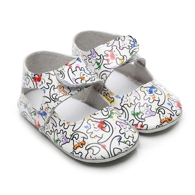 New Spring Baby Girl Shoes 0-24M Floral Print Anti-Slip Casual Sneakers Toddler Soft Soled Walking 