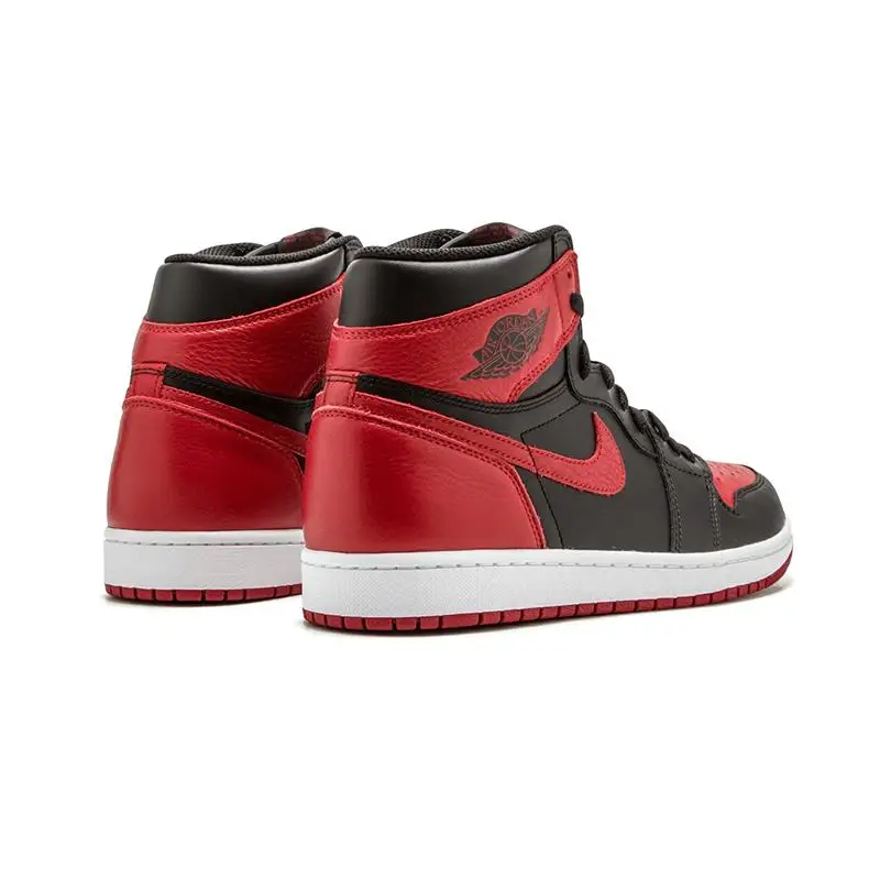 Оригинальные оригинальные мужские баскетбольные кроссовки Air Jordan 1, классические уличные спортивные кроссовки в стиле ретро AJ1, Модные дышащие 555088-184
