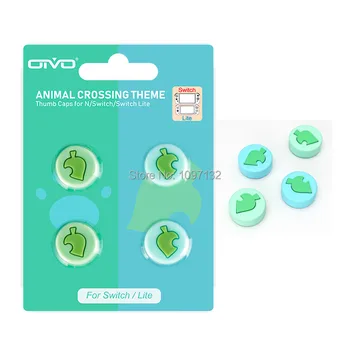 

10 x Animal Crossing Leaf Thumb Stick Grip Cap Joystick Cover For Nintend Switch Lite Joy-Con Controller Gamepad Thumbstick Case
