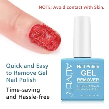 

2020 new 15ml Fast Nail Gel Polish Burst Remover Soak Off Polish Cleaner Nail Gel