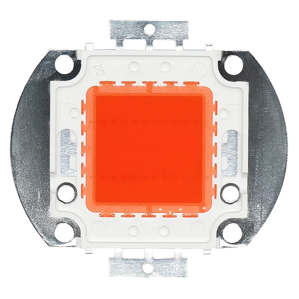 1Pcs LED Grow Light led chip cob Full Spectrum Plant light 100W 50W 30W 20W 10W Copper Lamp For Floodlight Indoor Greenhouse Plant Hydroponic