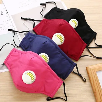 

10pcs PM2.5 Cotton Adult Mouth Mask Anti Dust Mask Activated Carbon Filter Windproof Mouth-muffle Bacteria Proof Flu Face Masks