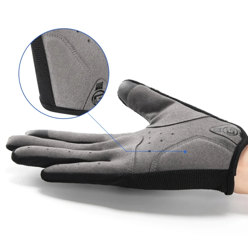 Противоударные дышащие Нескользящие велосипедные перчатки с сенсорным экраном для езды на горном велосипеде, велосипедные перчатки, противоударные мотоциклетные велосипедные перчатки
