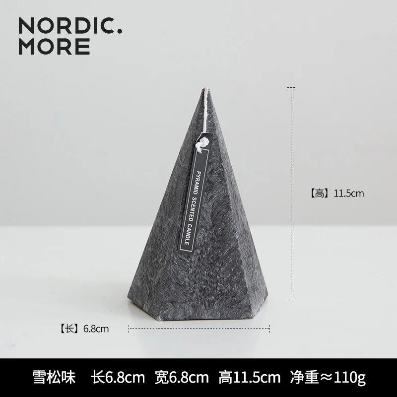 Ароматерапия воском духи Ароматические свечи Европа геометрические ароматерапия свечи простая спальня гостиная украшение дома FF80F - Цвет: W