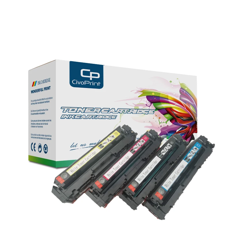 Civoprint 410A цветной лазерный принтер M452 M452Dn M452Dw белый тонер картридж Cf410A Cf411A Cf412A Cf413A