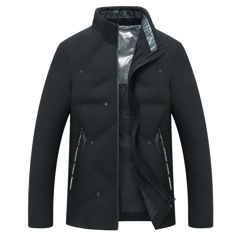 ICPANS, зимние теплые мужские парки, водонепроницаемые, De Inverno Masculina, стоячий воротник, снежный человек, парка, куртка, черный, красный