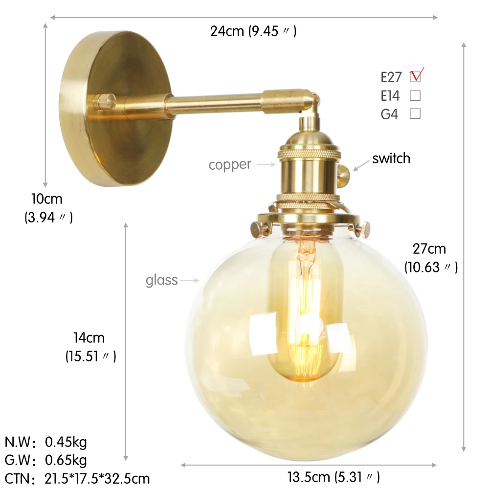 BTBT0205琥珀色 尺寸图 （英文版）