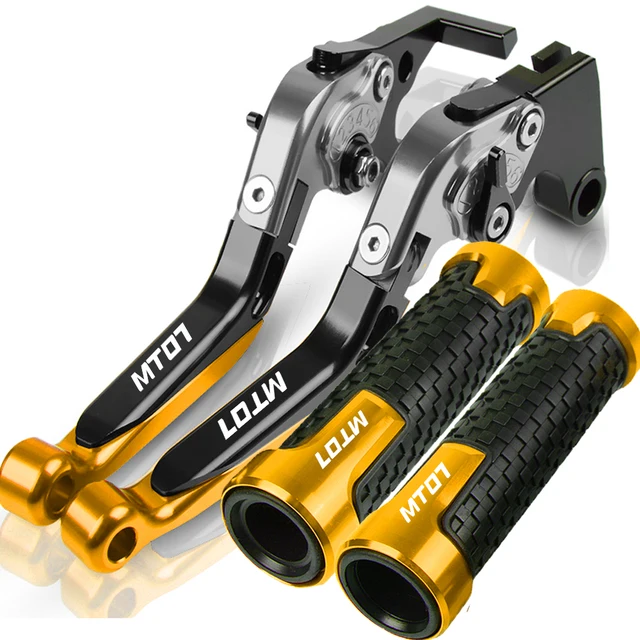 Motorcycle Accessories FOR YAMAHA MT07 MT 07 MT-07 2014 2015 2016 2017 2018 2019 2020 2021 Brake Clutch Levers Handlebar Grips MT07 2014-2020