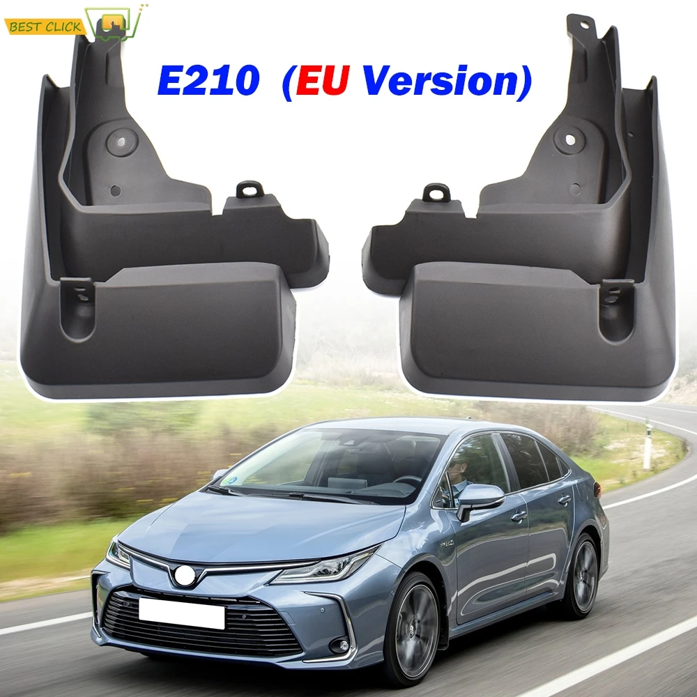 

Set For Toyota Corolla E210 4door Saloon Sedan 2019 2020 Front Rear Car Mud Flaps Splash Guards Mudguards Accessories