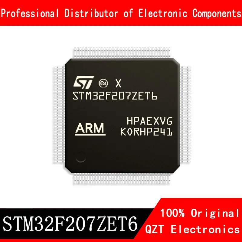 stm32f207vct6 stm32f207vet6 stm32f207vgt6 stm32f207zct6 stm32f207zet6 stm32f207zft6 stm32f207zgt6 stm32f207igh6 5pcs/lot new original STM32F207ZET6 STM32F207 LQFP-144 microcontroller MCU In Stock