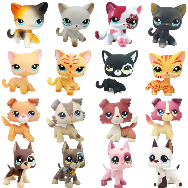 LPS cat Rare Pet Shop Toys, Mini Stands de pelo corto, gatito, perro ...