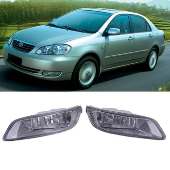 

CAPQX 2PCS Front Fog Light Lamp Front Driving Light 81220-02080 81220-02081 For COLLORA 1.8L 1ZZ-FE 2003 2004 2005 2006