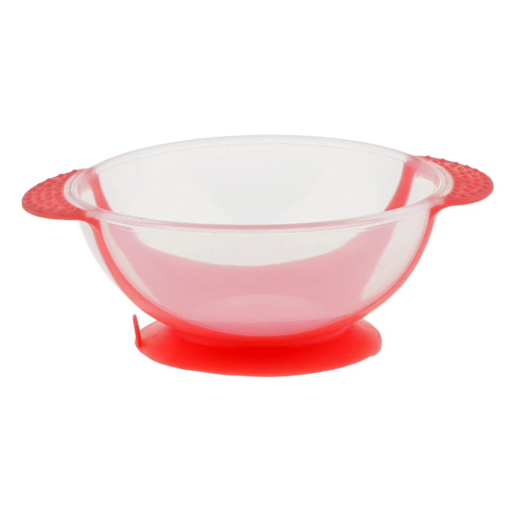 Plastic Salon Hair Dyeing Tint Mixing Bowl Coloring Tool Suction Base