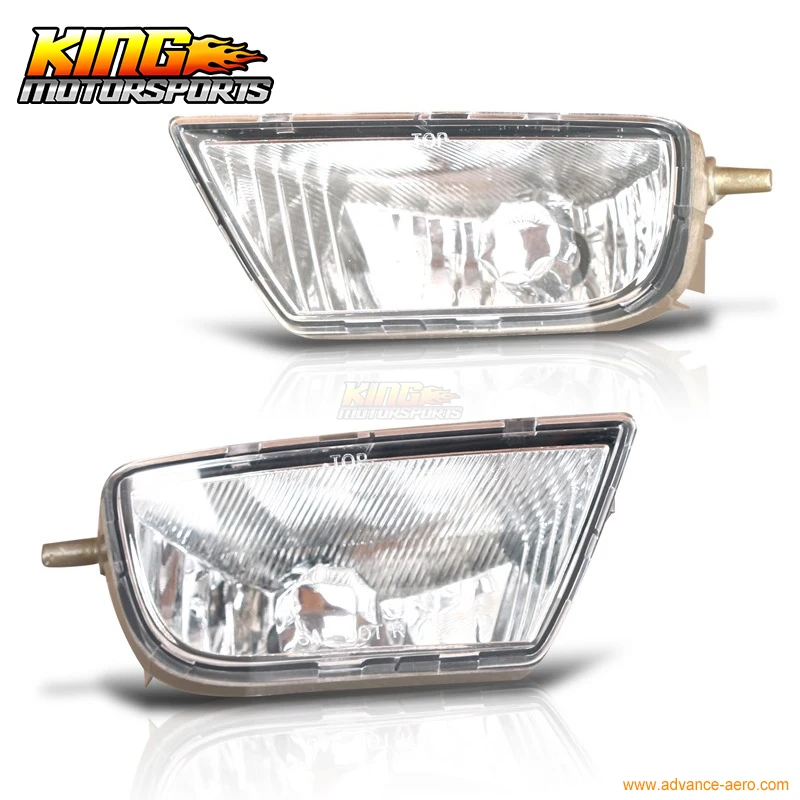 Подходит для 98-03 Toyota Sienna Clear Bumper Driving Fog Lights + проводка переключатель Kit USA Domestic