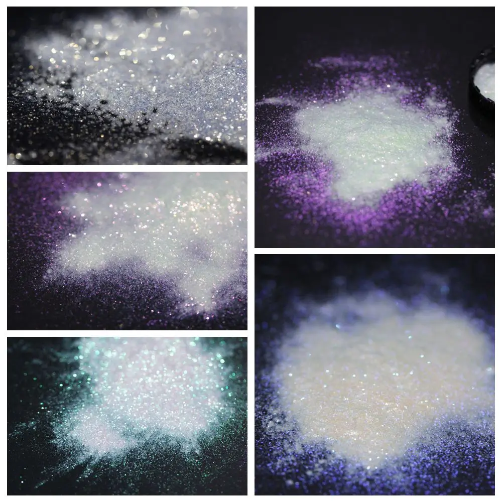 Cosmetic Grade Diamond Loose Highlighter Pigment Powder Nail Art Gel Shiny Body Mermaid Festival Powder Pigment Makeup Lipgloss