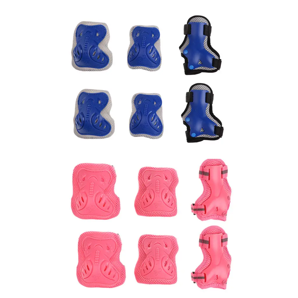 Children Elbow Knee Wrist Safety Guard Gear Skating Protection Pads for