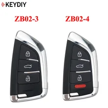 KEYDIY Универсальный умный ключ ZB02-3/4 ZB01 ZB03 ZB04 для KD-X2 KD900 Mini KD Автомобильный ключ дистанционного управления подходит для более чем 2000 моделей