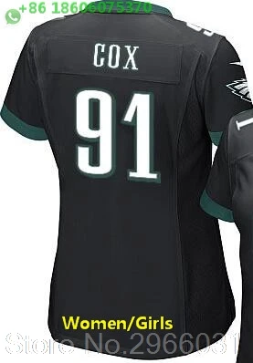 А+++ качественные женские 36 Jay Ajayi 86 Zach Ertz 91 fletcher cox Jersey Philadelphia - Цвет: for women