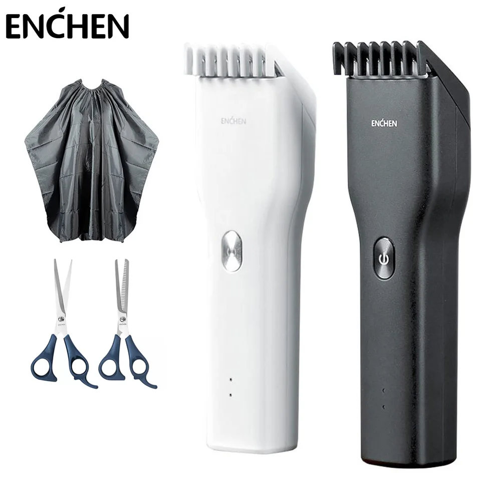 Original xiaomi ENCHEN Boost Hair Trimmer Cordless USB