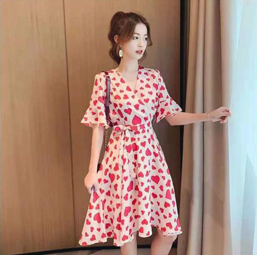 peach dresses for women