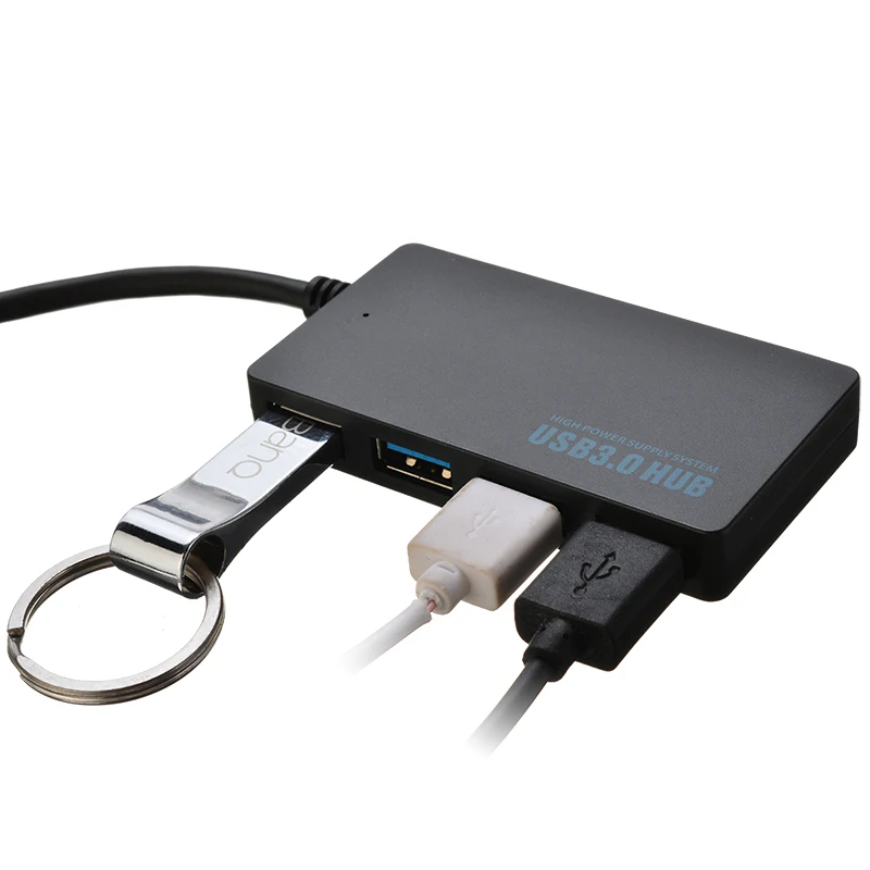 5G Мбит/с высокоскоростной 4 порта USB 3,0 концентратор Мульти USB 3,0 компьютерный концентратор переходник разветвитель для ПК ноутбука