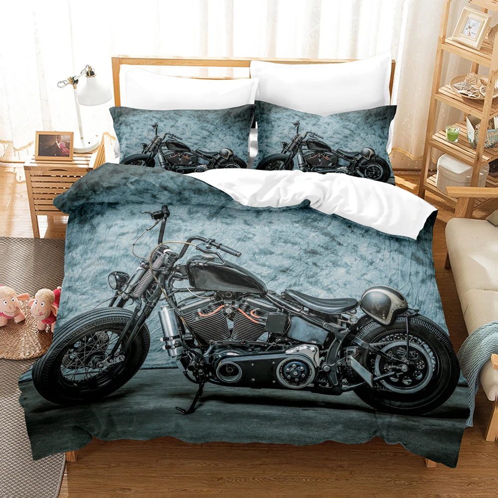 Details about   Motorcycle Sheets Twin Queen King 