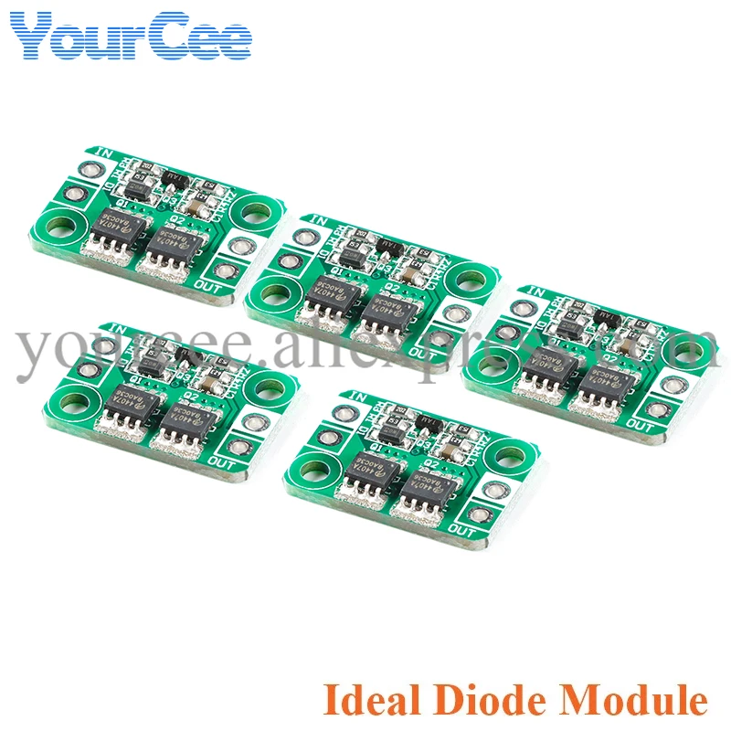 10pcs Ideal Diode Module Battery Charging Charger Anti Reverse Connection Power Protection Board 4A Common Ground DC3-30V