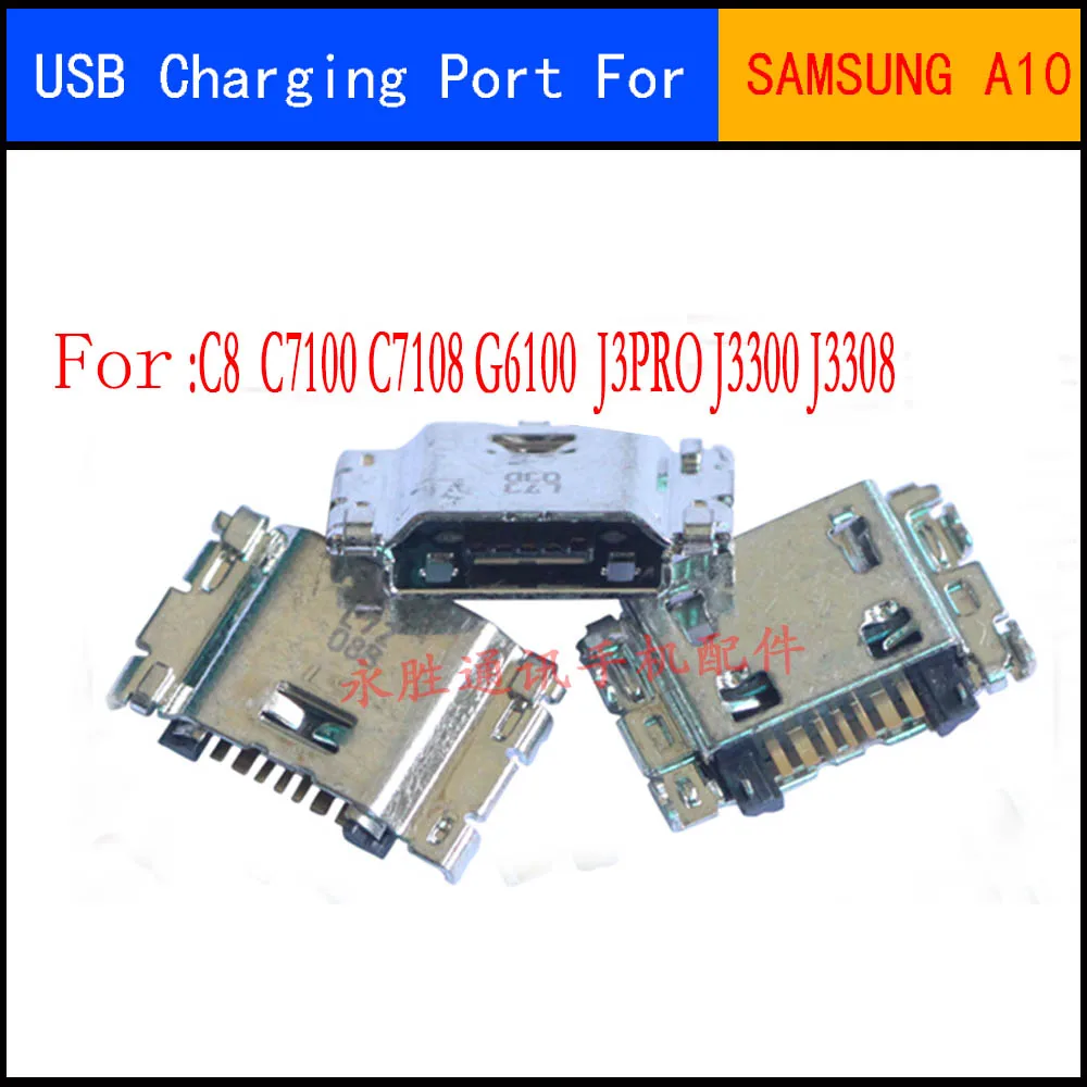 

USB Charging Port Connector Plug Socket Dock Repair Part For Samsung Galaxy A10 C8 C7100 C7108 G6100 J3PRO J3300 J3308