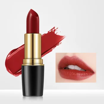

Rich Colors Velvet Matte Lipstick Liquid Lip Gloss Sexy Smooth Nude Moisturizing Long Lasting Waterproof Cosmetic Makeup TSLM1