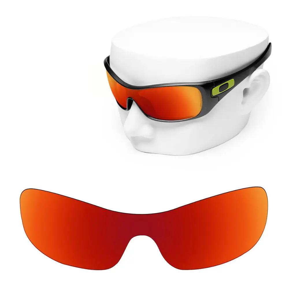 OOWLIT Polarized Replacement Lenses of Fire Red Mirror for-Oakley Antix Sunglasses | Аксессуары для одежды