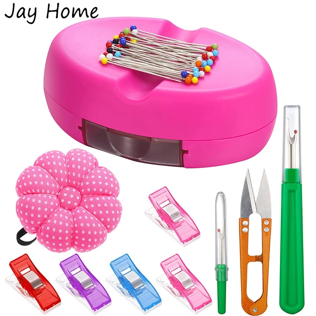 Plastic Round Magnetic Needle Holder Pin Cushion For Diy Craft Home Sewing  Tool - Pins & Pincushions - AliExpress