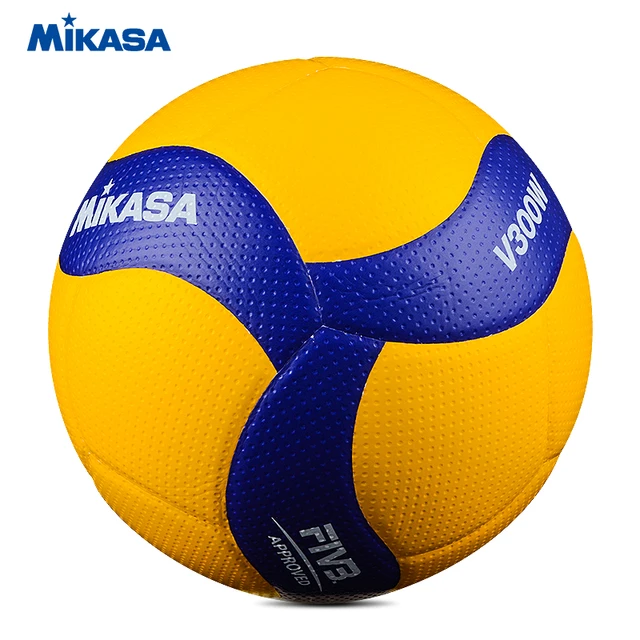 Original Mikasa Volleyball V300W FIVB Official Game Ball FIVB Approved for  Competition Adult Ball Volleyball